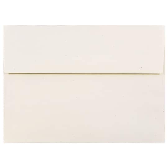 JAM Paper A7 Genesis Milkweed Recycled Invitation Envelopes, 50ct.
